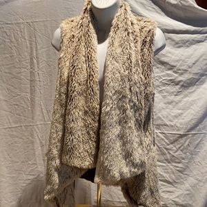 NWT Democracy Faux Fur Vest